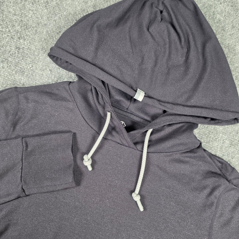 Rhoback Tempo Performance Hoodie Womens XS Black Long Sleeve Activewear